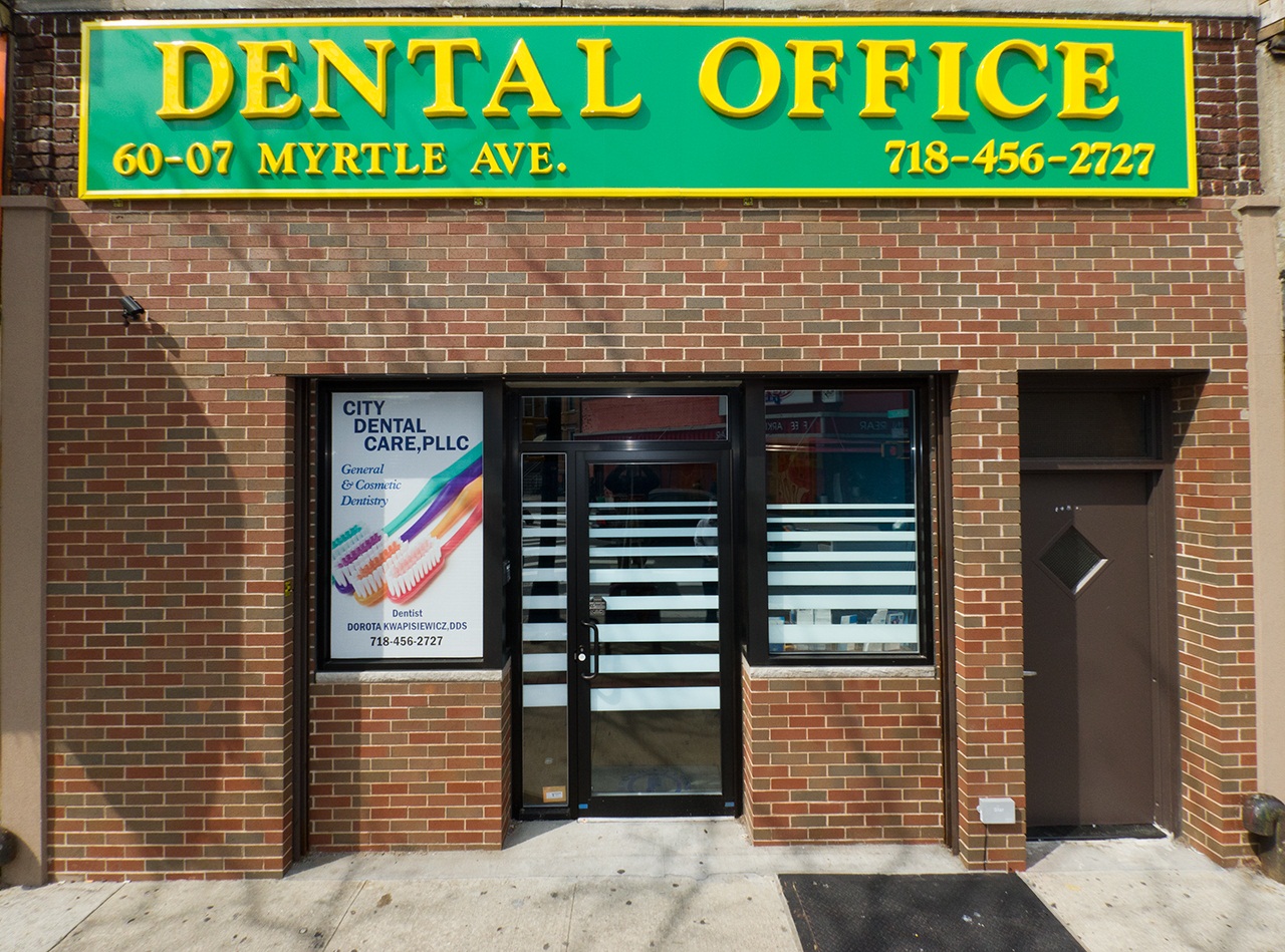 Office front at 60-07 Myrtle Avenue